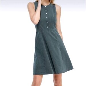 Gal Meets Glam Meg Sleeveless Polka Dot Dress in Green Size 4‎